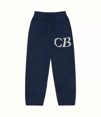 Cole Buxton Cb Logo Knit Blue Pants