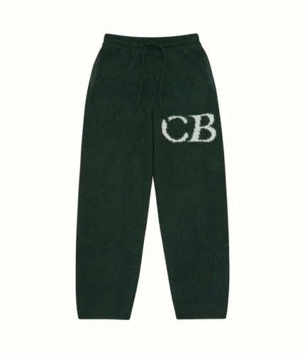 Cole Buxton Cb Logo Knit Green Pants