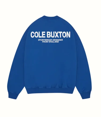 Cole Buxton Cb Sportswear Blue Sweatshirt